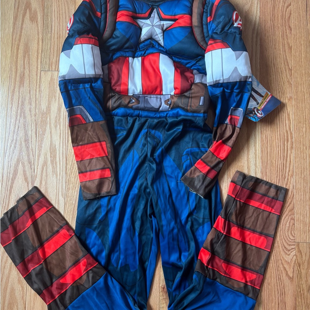 Marvel Superhero Costume - Red, Blue, Brown